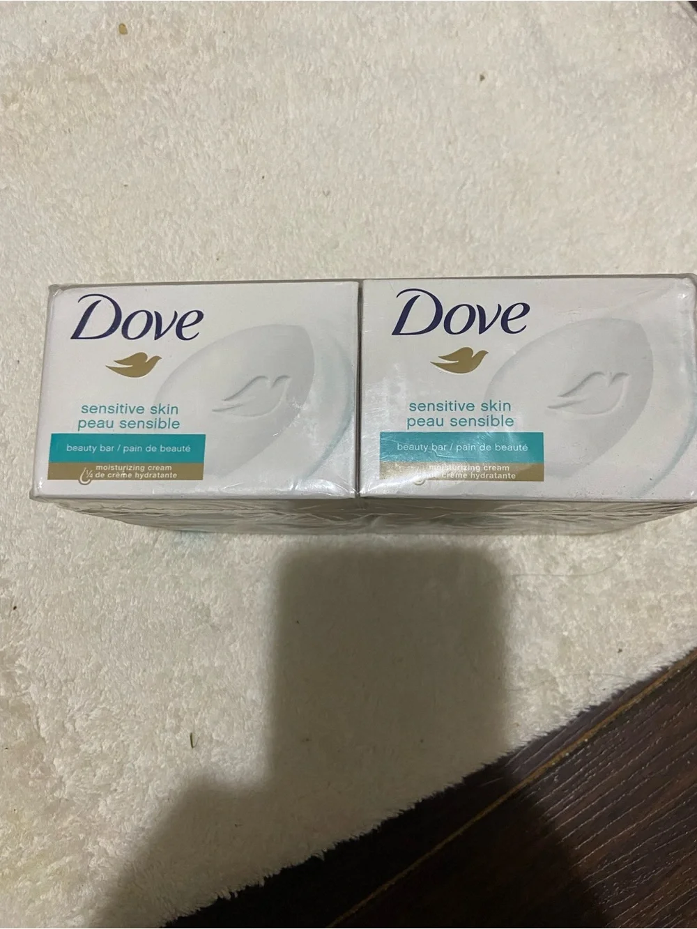 Dove Sensitive Skin Unscented Hypo-Allergenic Fragrance Free 6 Bars NIP
